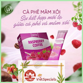 Ca Phe Mam Xoi Giam Can - Raspberry Coffee Weight Loss 100% Herbal - 2 Boxes