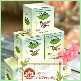 Tra Giam Can Vy & Tea - Vy & Tea Weight Loss Tea - Box of 15 Packs