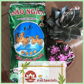 Tra Sam Dua Bao Ngan - Vietnamese Pandan Green Tea - 700g (24.6oz)