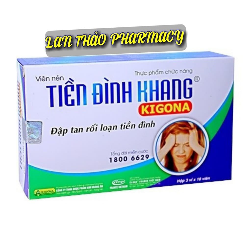 Tien Dinh Khang Vestibular Support Blood Circulation 120 Capsules