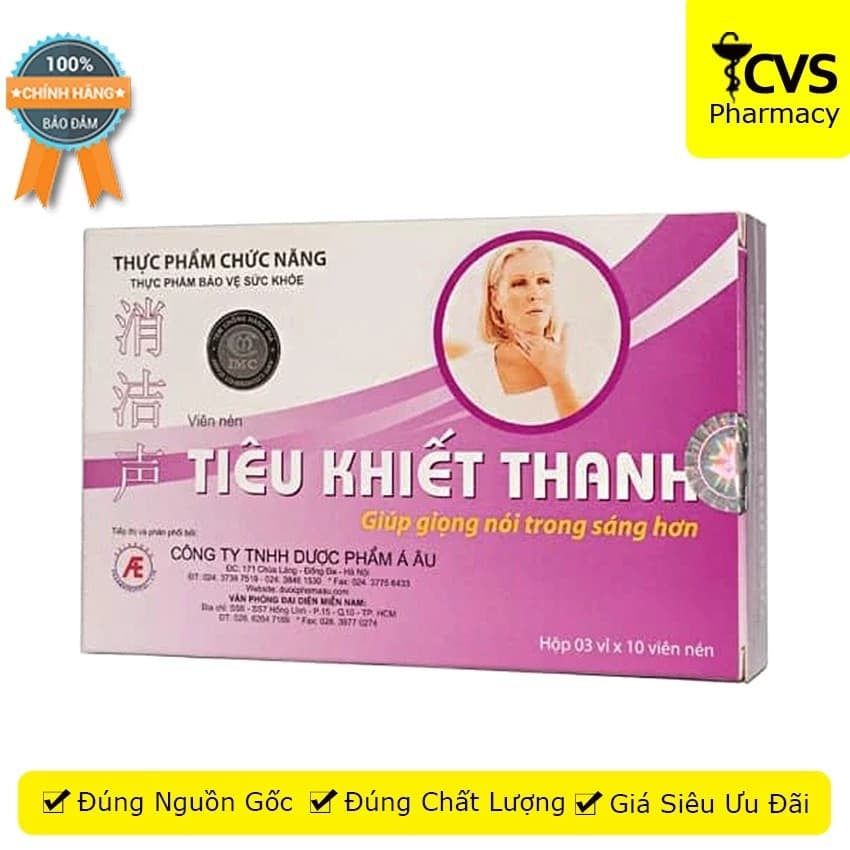 Tieu Khiet Thanh Herbal Detox Capsules Respiratory Support 30 Caps