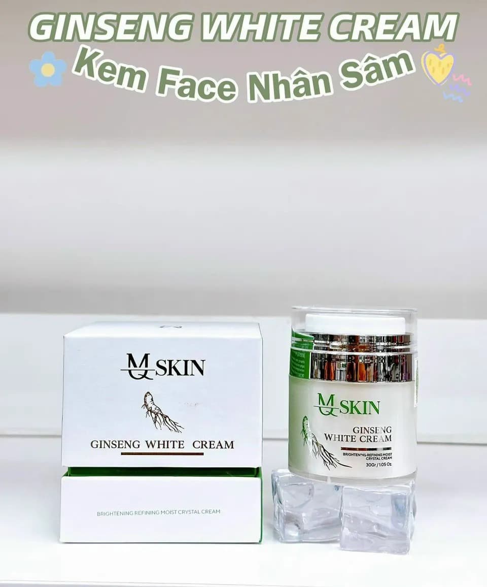 MQ Skin Ginseng Face Cream – Whitening & Regenerating Treatment