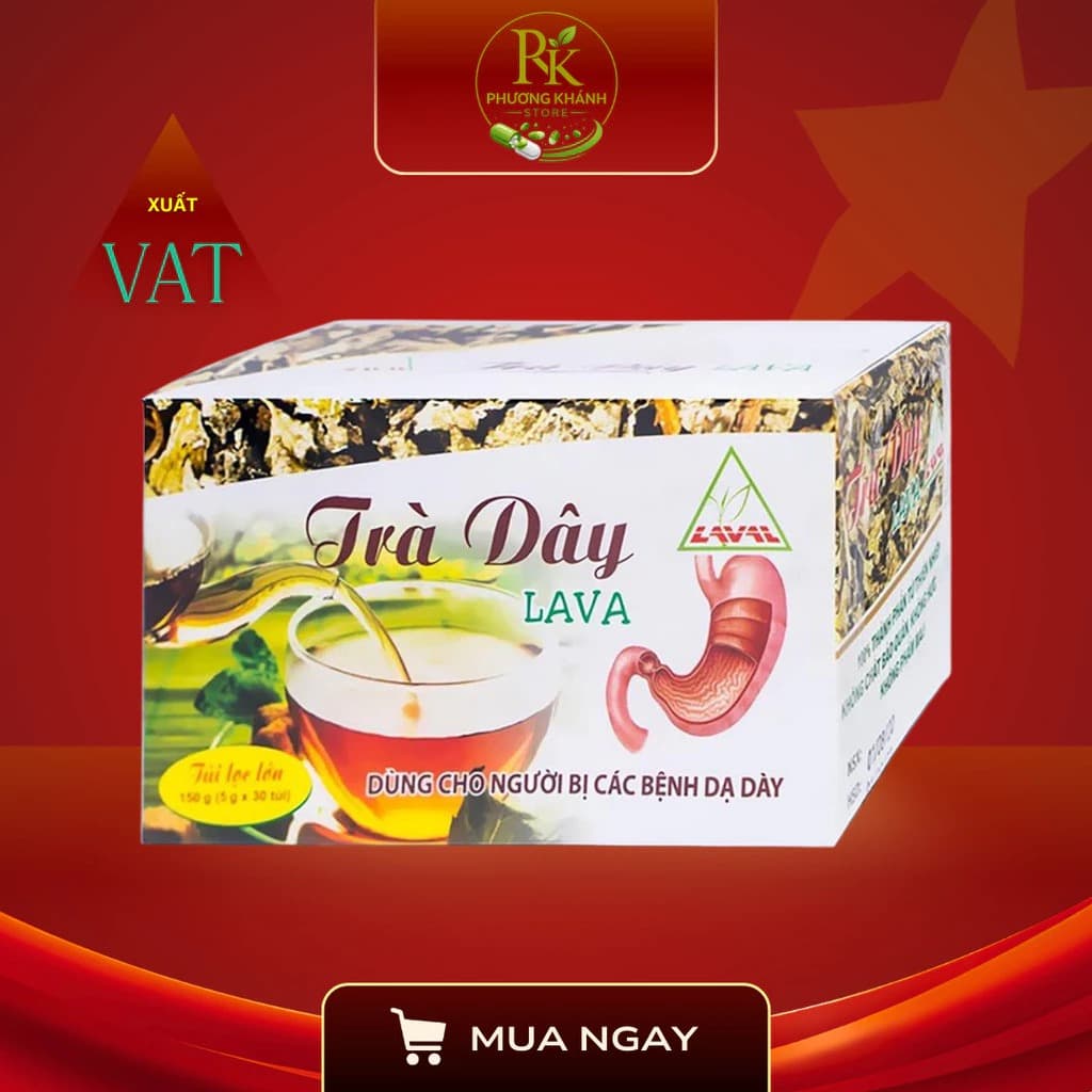 LAVA Herbal Passionfruit Leaf Tea Natural Digestive Support 18 Bags