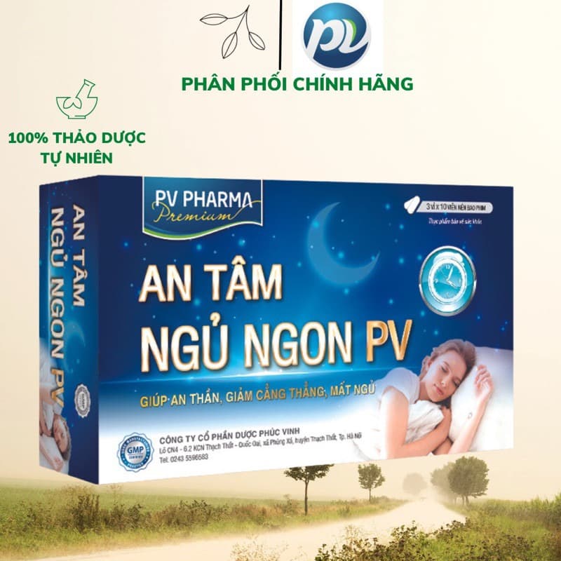 PV Pharma An Tam Sleep Aid Natural Stress Relief 50 Tablets