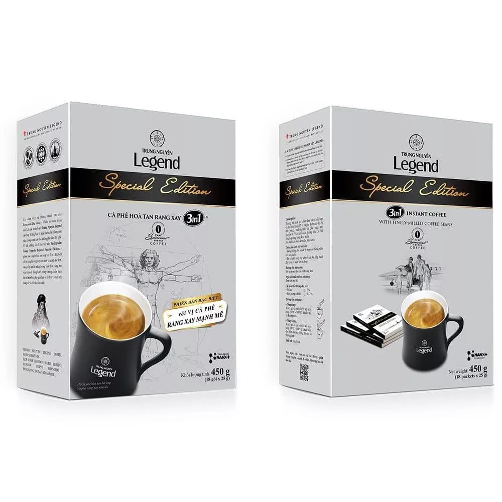 Trung Nguyen 3-in-1 Instant Roasted & Ground Coffee – Special Edition