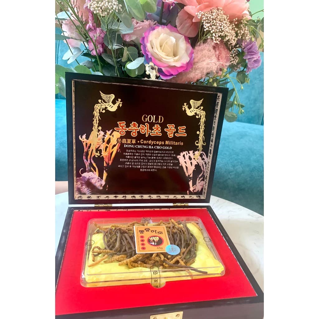 Premium Korean Cordyceps Militaris Whole Dried 45g Natural Health Boost