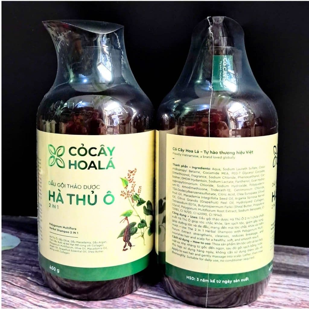 Ha Thu O Herbal Shampoo For Hair Strength 500ml