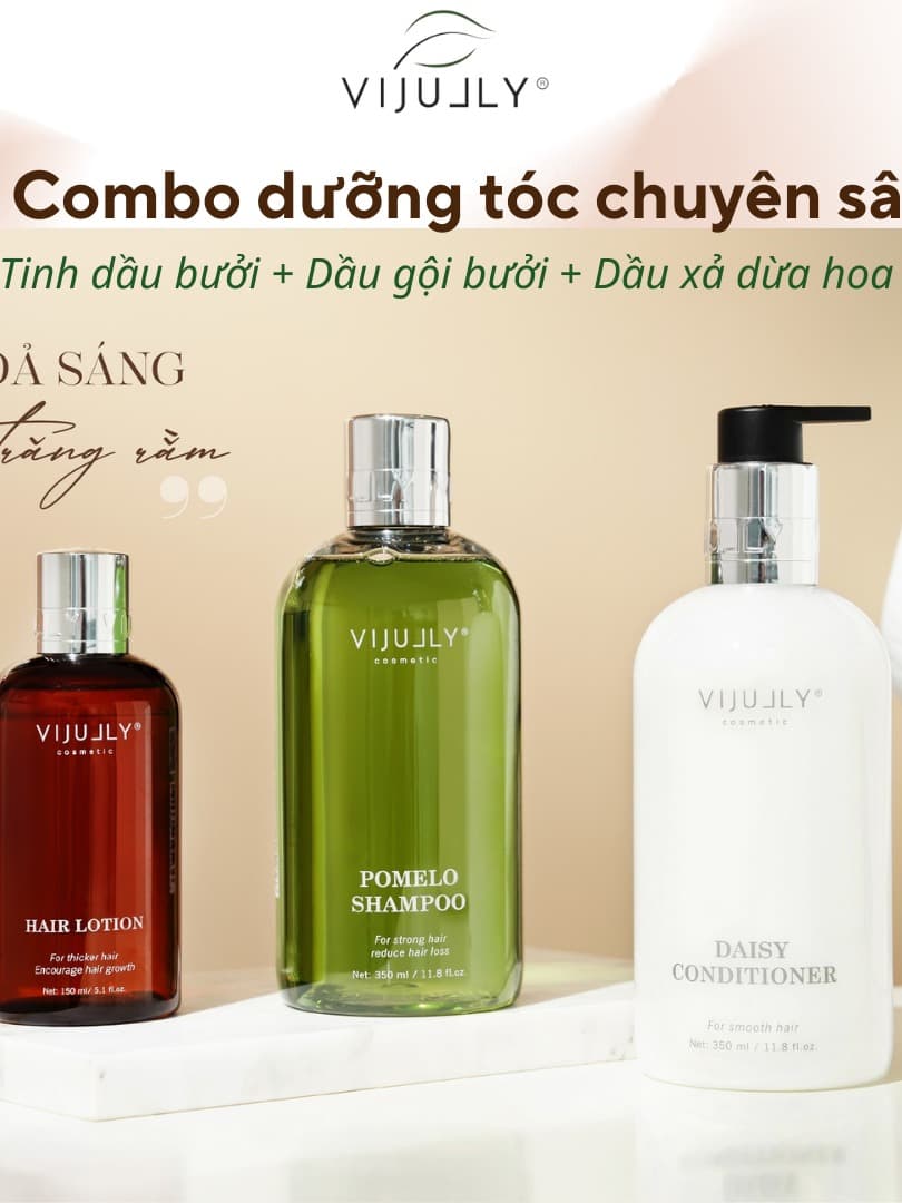 Vijully Hair Growth Combo Set Pomelo Oil Shampoo & Conditioner 150ml