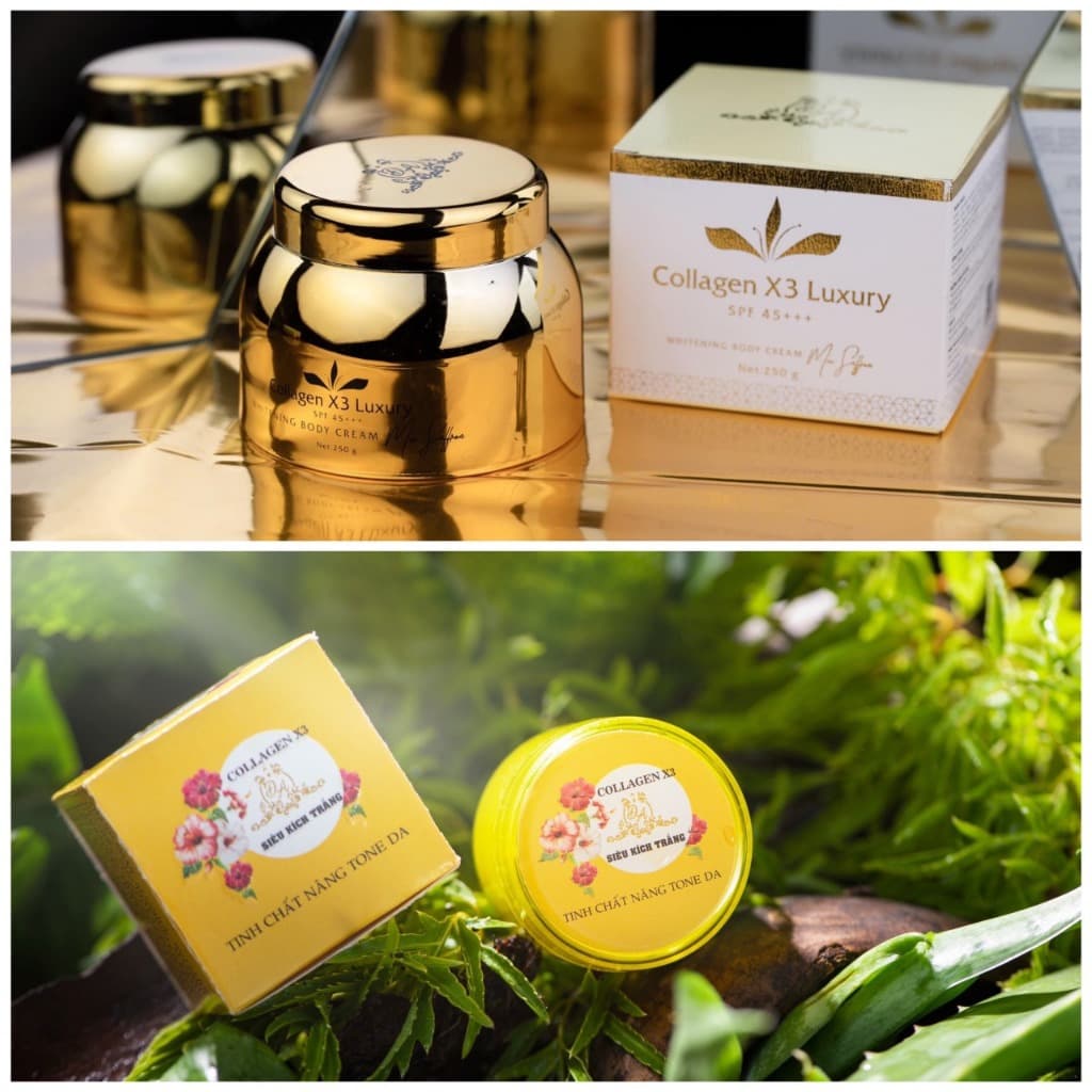 Dong Anh Luxury Body Collagen X3 Combo with Whitening Boost 200ml