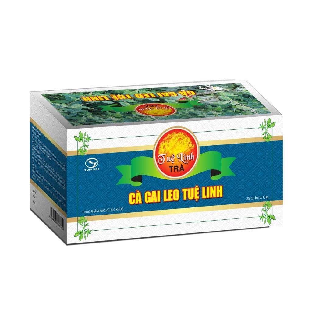 Tue Linh Cà Gai Leo Herbal Tea Liver Support 25 Filter Bags Vietnam