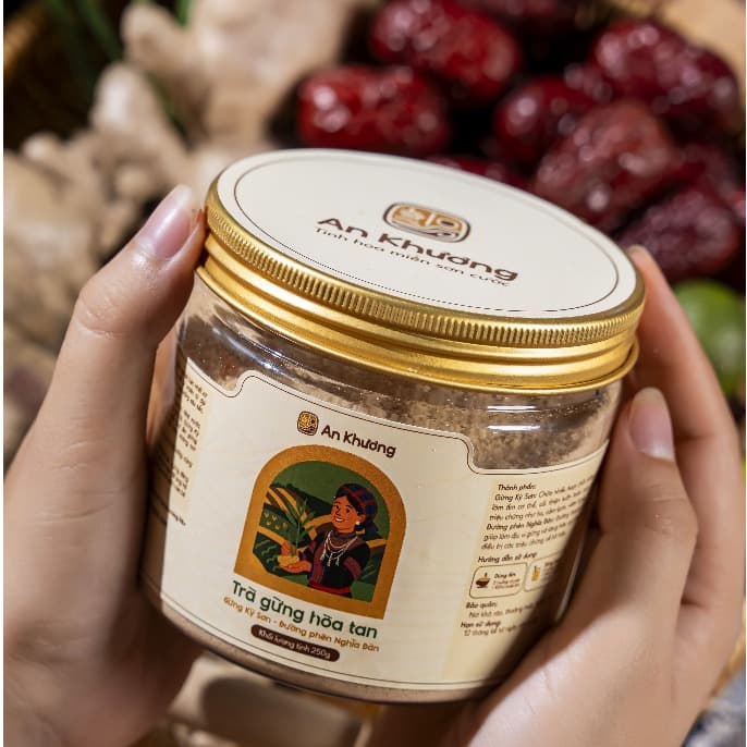 An Khương Ginger Lozenges Natural Ky Son Ginger Soothing Relief 30pcs