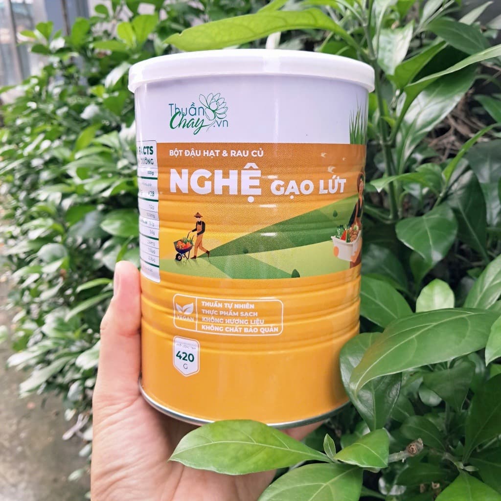 Pure Vegan Brown Rice Turmeric Powder Natural Nutrients 420g