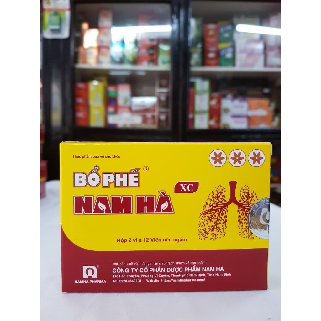 Nam Ha Herbal Throat Lozenges Lung Support Soothing Relief 24 Lozenges