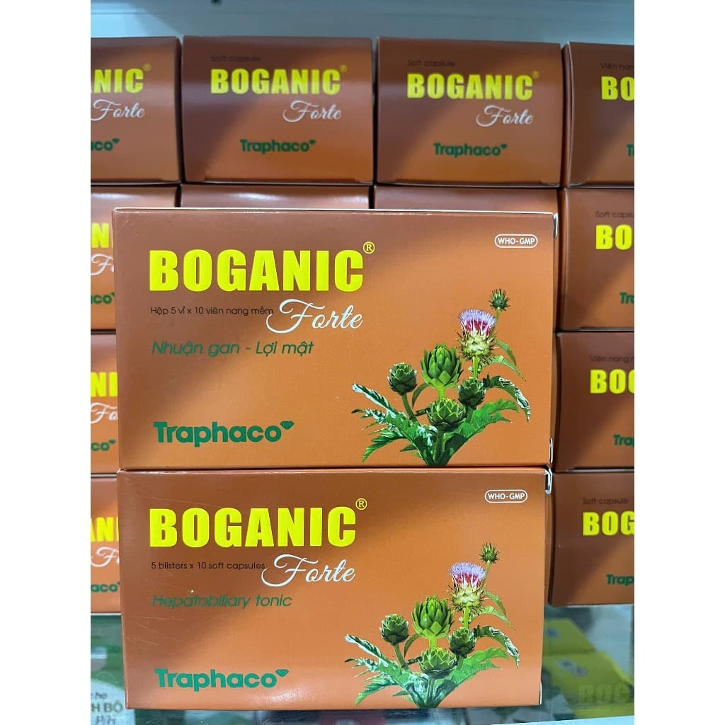 Boganic Forte Herbal Liver Support Supplement Natural Detox Cleanse 50 Capsules