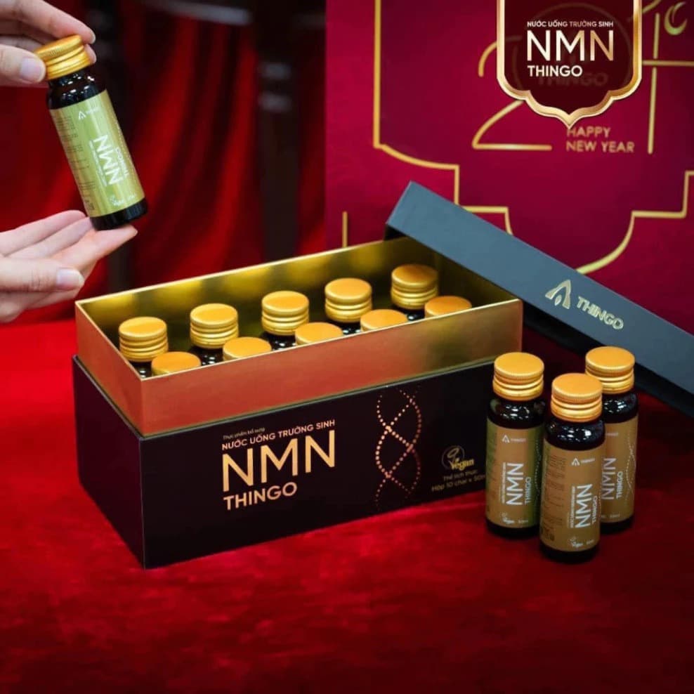 Thingo NMN Drink - Energy Boosting Formula - 10 Bottles - Collagen Infused