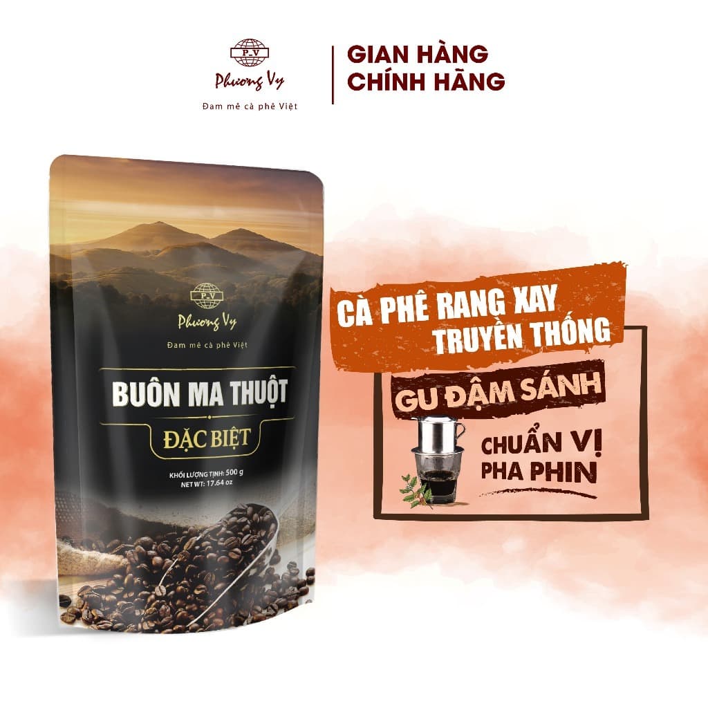 Phuong Vy Buon Ma Thuot Robusta Coffee Medium Roast 500g Blend