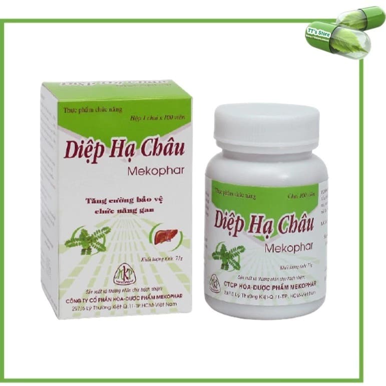 Mekophar Diep Ha Chau Liver Support Supplement 100 Capsules