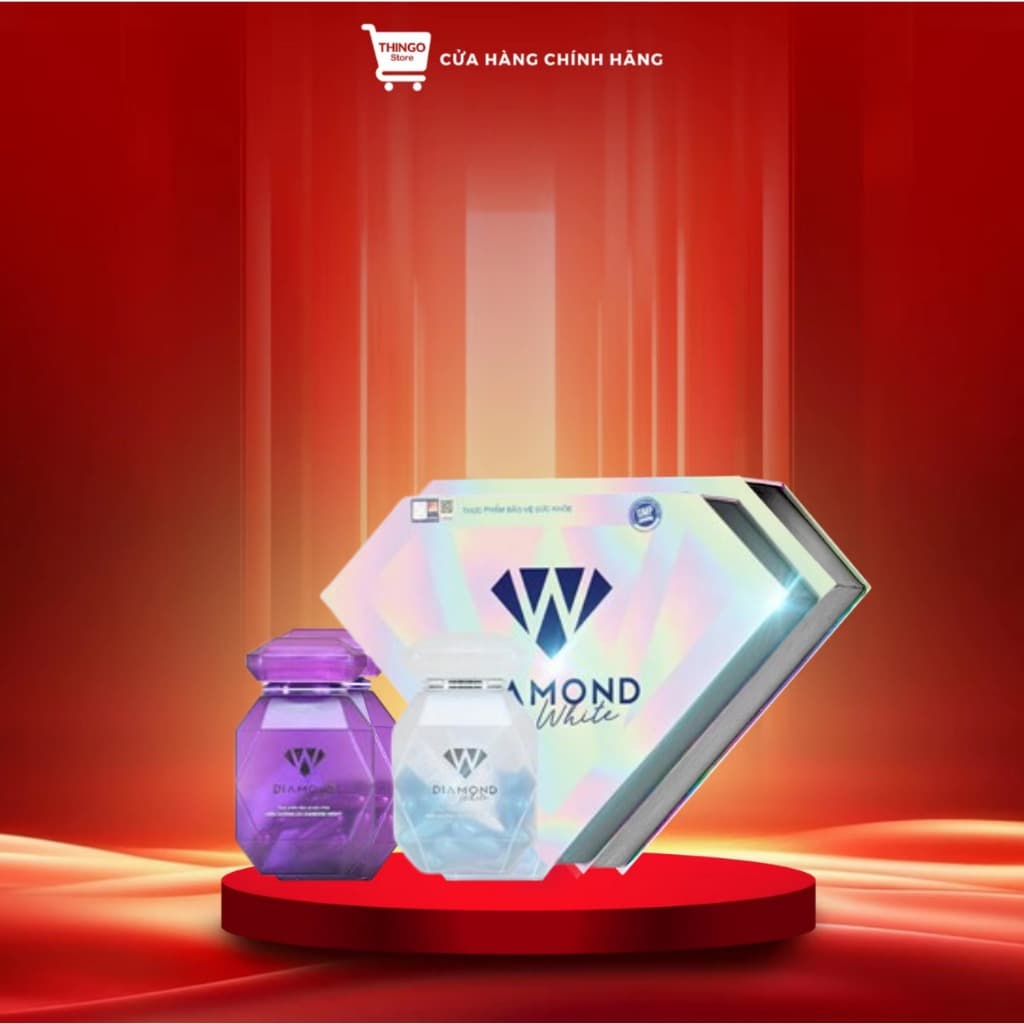 Diamond White Day & Night Skin Brightening Capsules 60 Count