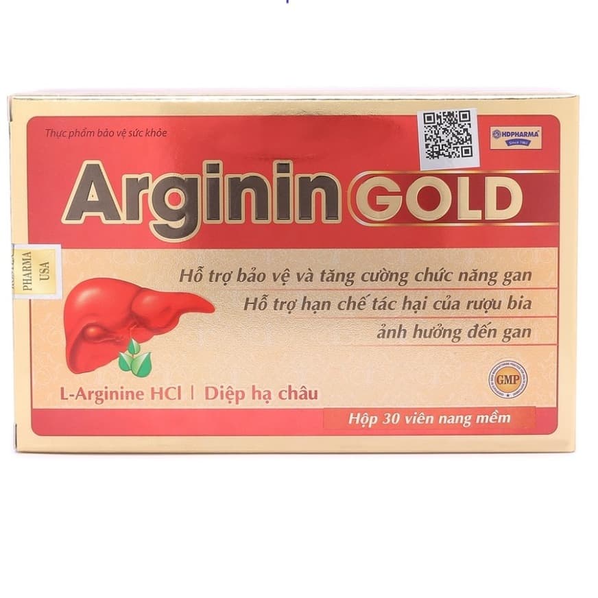 Arginin Gold Liver Support Supplement Detoxify & Protect 60 Capsules