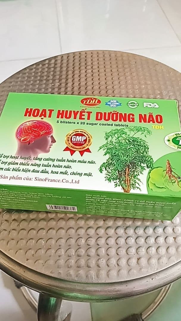 Traphaco Brain Circulation Support Supplement 100 Capsules Natural Formula