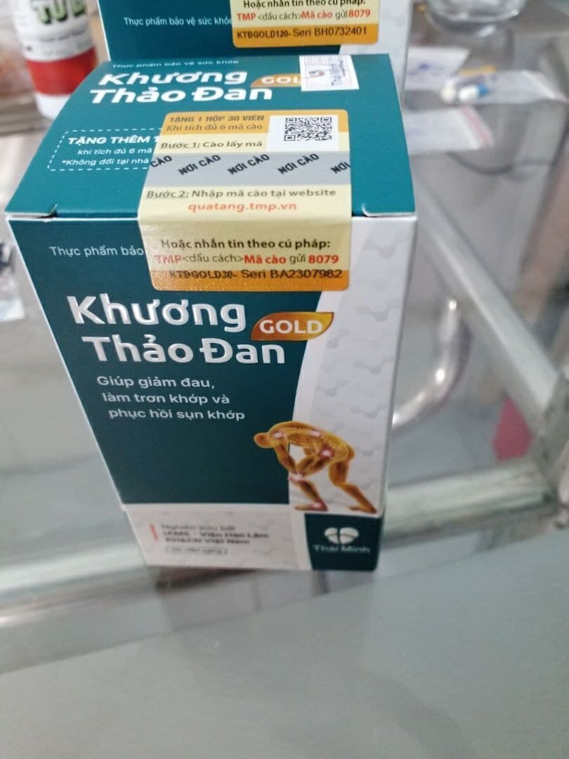 Khuong Thao Dan Gold Joint Pain Relief & Cartilage Support 30 Tabs