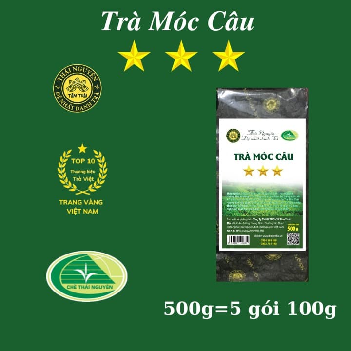 Tam Thai Moc Cau 3-Star Green Tea Premium Tancuong 500g Pack