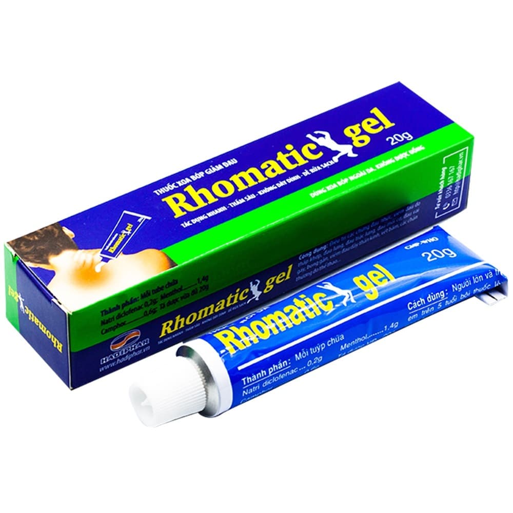 Hadiphar Rhomatic Pain Relief Gel Menthol Camphor 20g