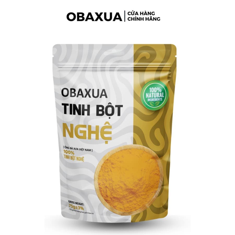 Obaxua Pure Turmeric Powder Natural Skin Brightening 250g Vietnam