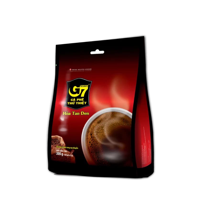 Trung Nguyên Legend G7 Black Instant Coffee 100 Sachets 2g