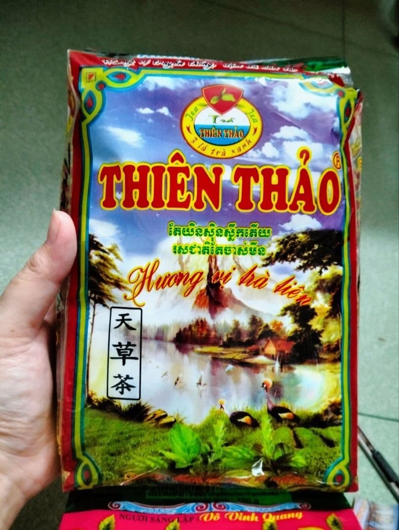 Thien Thao Pandan Ginseng Tea Authentic Lam Dong 300g Vietnamese Specialty