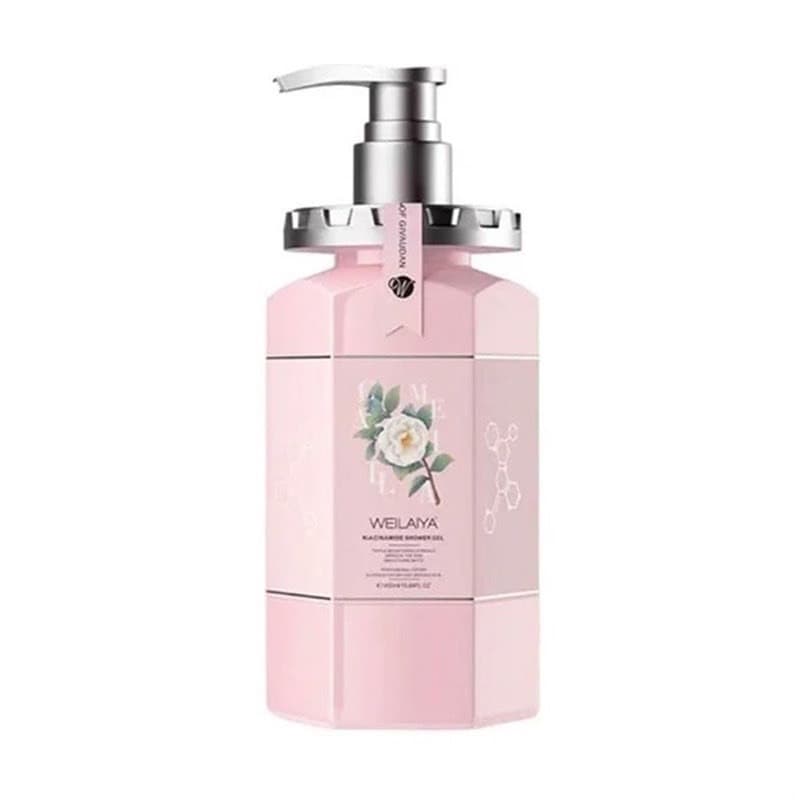 Weilaiya Camellia Blossom Body Wash Moisturizing 450ml Sweet Scent