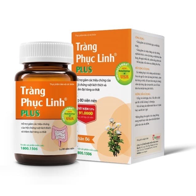Thai Minh Trang Phuc Linh Plus Colon Support 80 Tablets