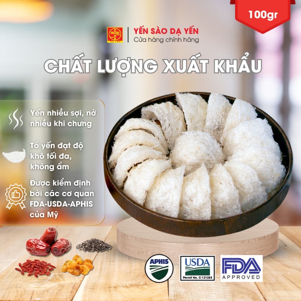 Da Yen Premium Refined Bird's Nest 100g with Automatic Steaming Machine