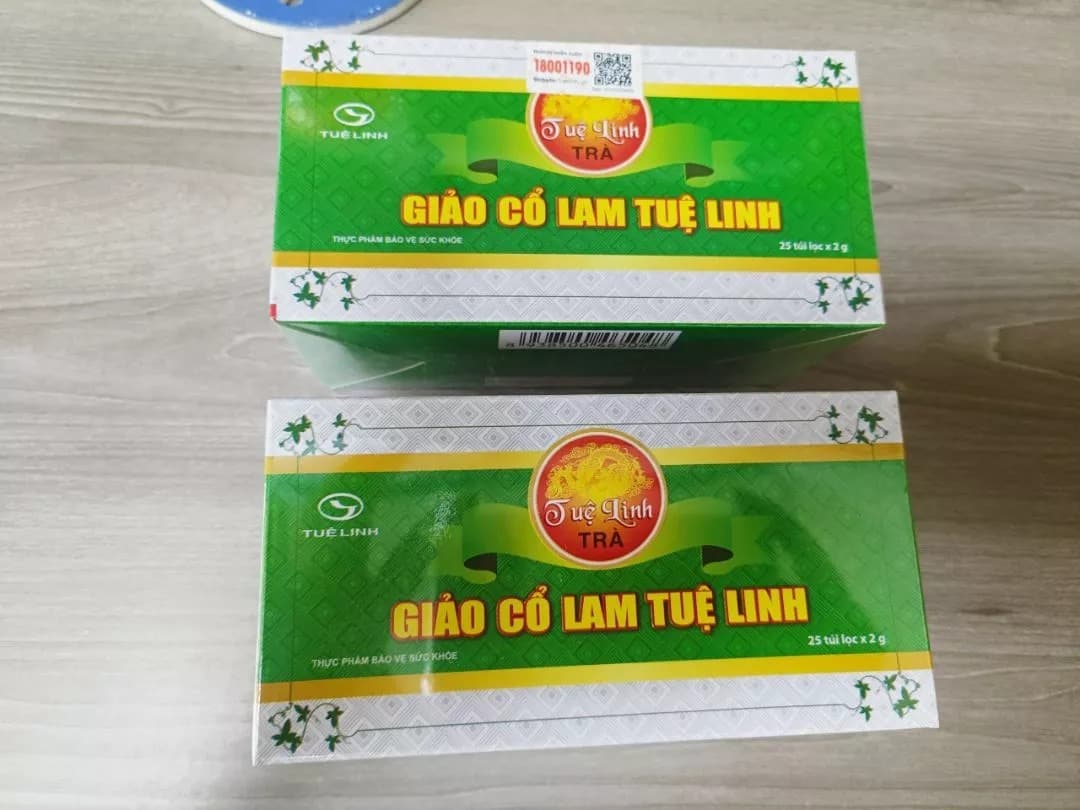 Tue Linh Gynostemma Pentaphyllum Tea 25 Bags Premium Health Support