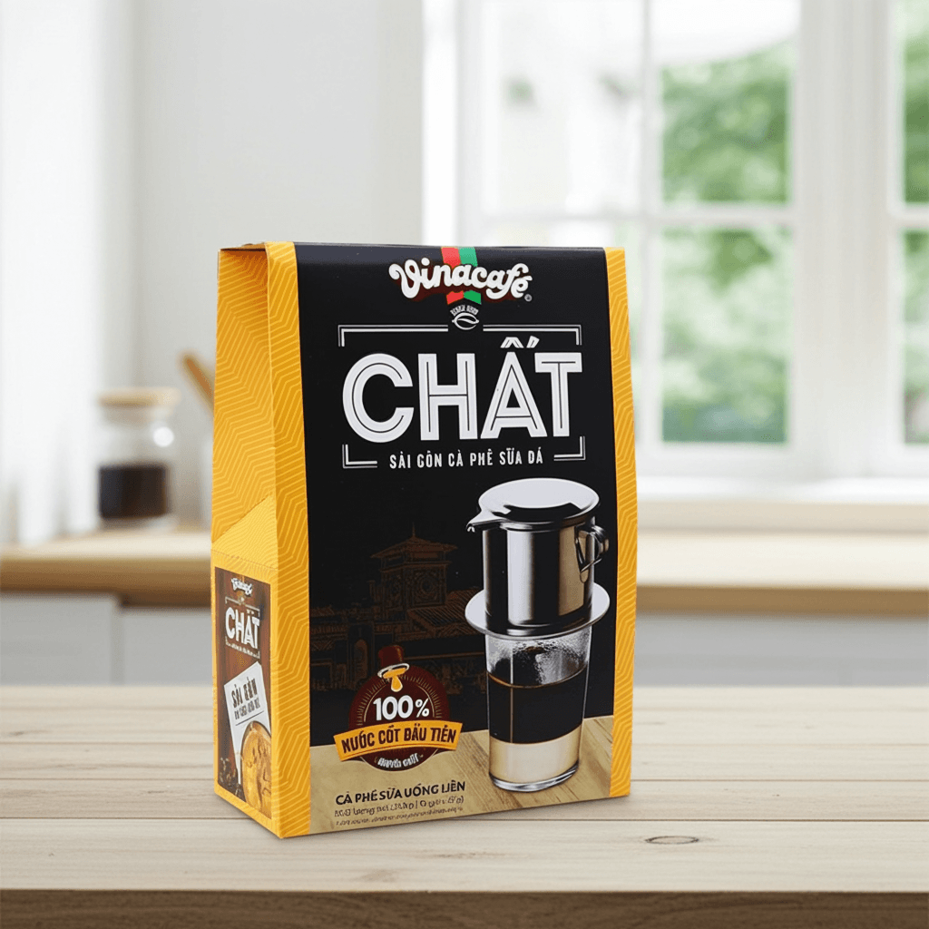 Vinacafe Chất Vietnamese Iced Coffee Mix - Premium Instant Blend