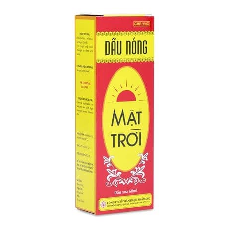 Mat Troi Pain Relief Oil Muscle Ease Chest & Back Massage 60ml