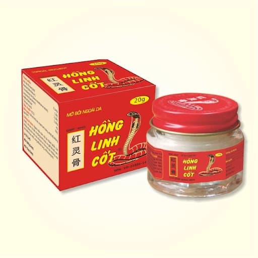 Hong Linh Cot Pain Relief Ointment Anti-Inflammatory 50g Herbal Blend