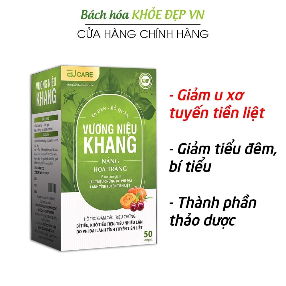 Vương Niệu Khang — Prostate Health Support (50 Capsules)
