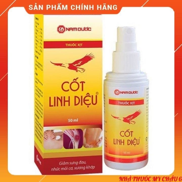 Cot Linh Dieu Herbal Pain Relief Spray Muscle Joint Pain 50ml Natural Formula