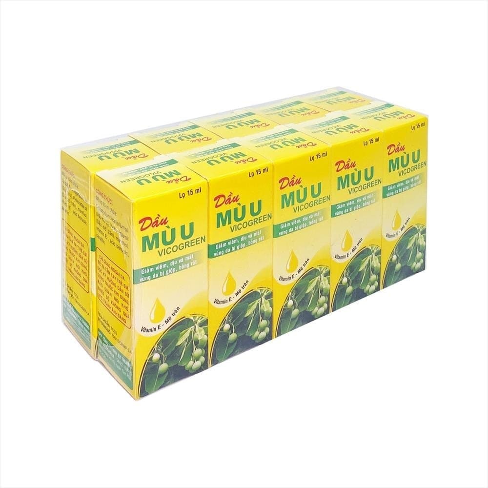 Vicogreen Advanced Burn & Scar Healing Gel Soothing Skin 15ml (Combo 10)