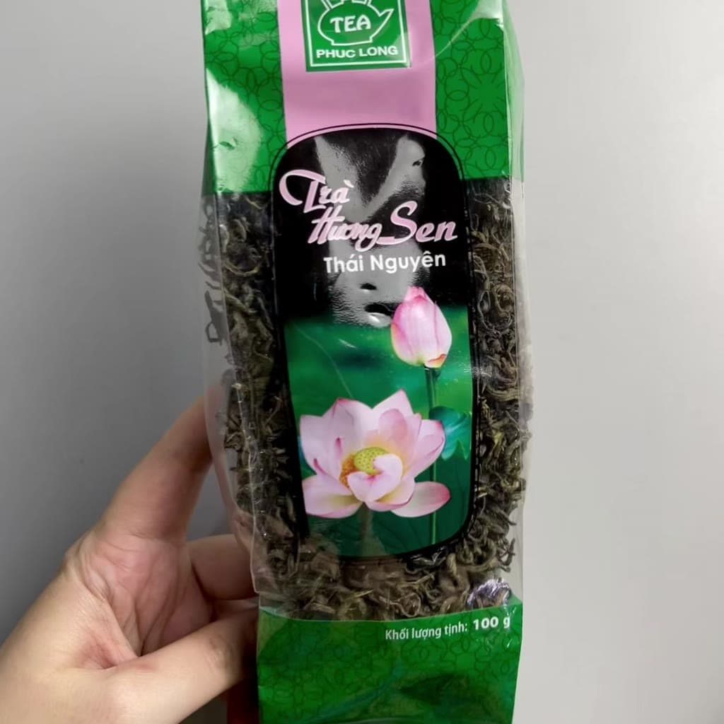 Phuc Long Thai Nguyen Lotus Tea 100g Premium Green Blend