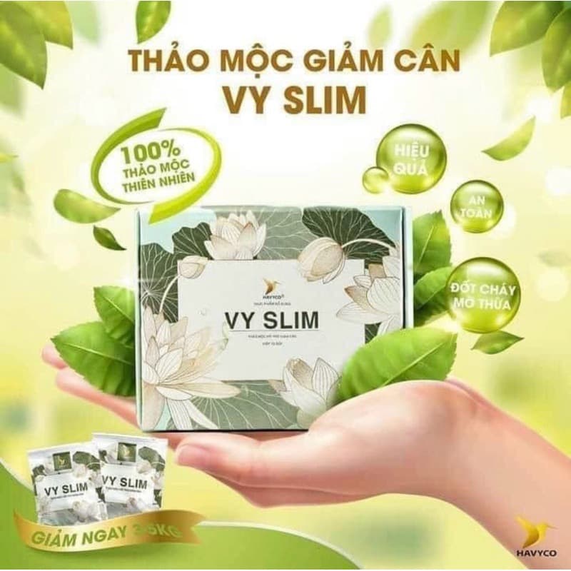 VY SLIM Herbal Weight Loss Supplement Natural Fat Burner 15 Sachets