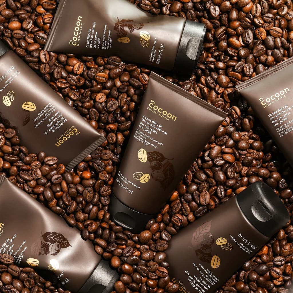 Cocoon Dak Lak Coffee Exfoliating Scrub With Cocoa Butter 150ml Cafe Aroma