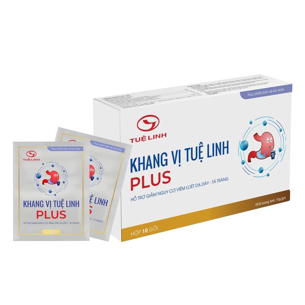 Khang Vi Tue Linh Herbal Gastric Support Powder with Nano Curcumin 10g Sachets