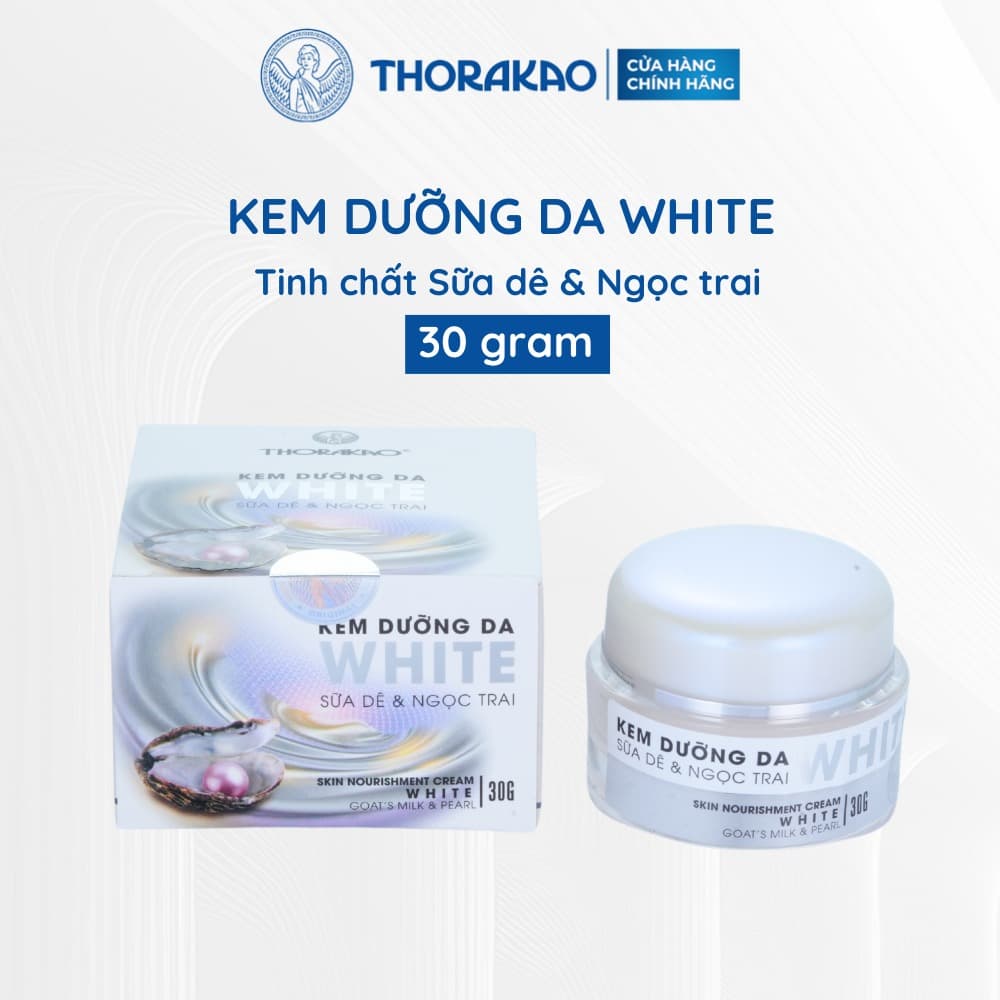 Thorakao Whitening Cream — Goat Milk & Pearl Extract (30 g)