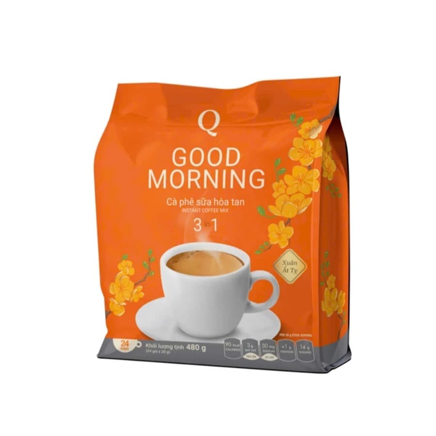 Good Morning Coffee Creamy Blend 10% Coffee 7.05 Oz Instant Beverage