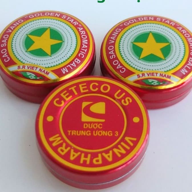 TW3 Cao Sao Vang Herbal Balm Natural Essential Oils 3g Vietnam