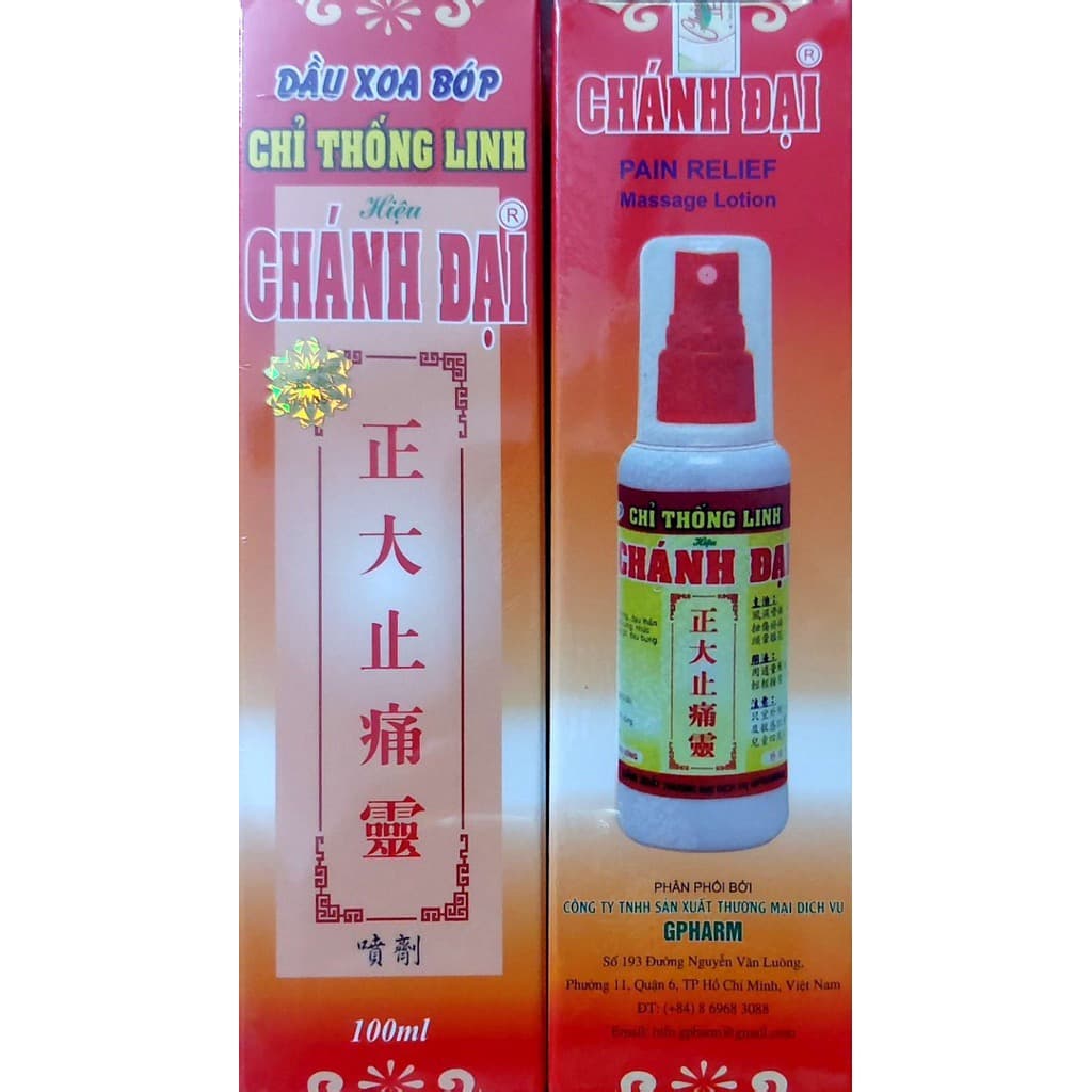 Therapeutic Herbal Massage Oil Pain Relief 100ml Vietnam