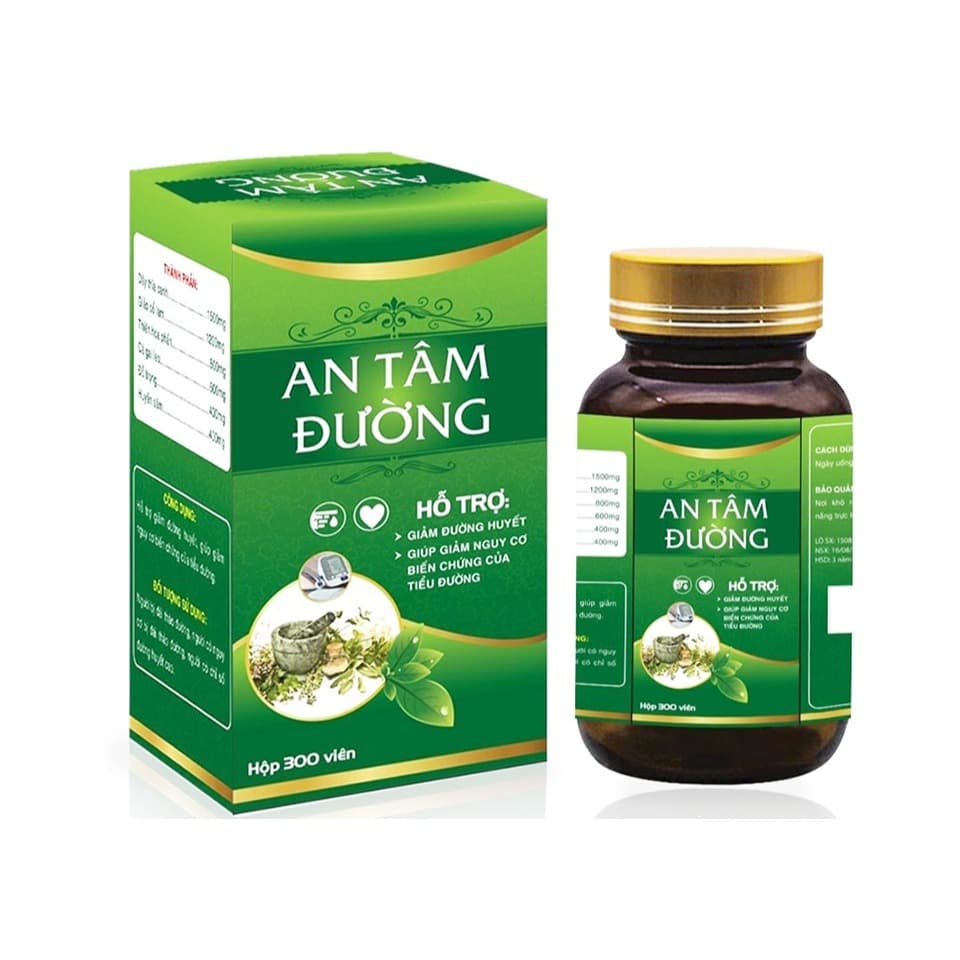 An Tam Duong Natural Blood Sugar Support Herbal Supplement 60 Capsules