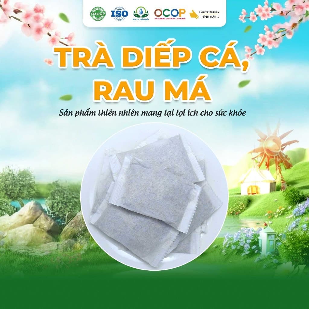 Sieu Thi Thien Nhien Herbal Centella & Fish Mint Tea 30 Bags